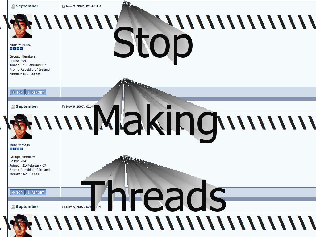 stopmakingthreads