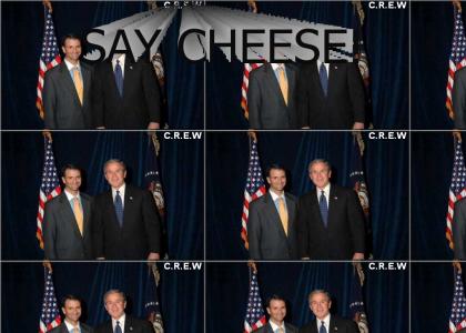 Bush and Jack Abramoff Say Cheese