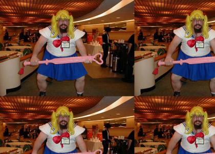 Sailor Moon Cosplayer Fails at Life...