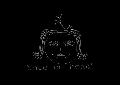 AutoCAD shoe on head