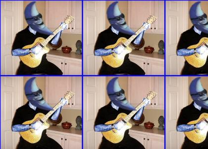 Moon man beats you with a guitar