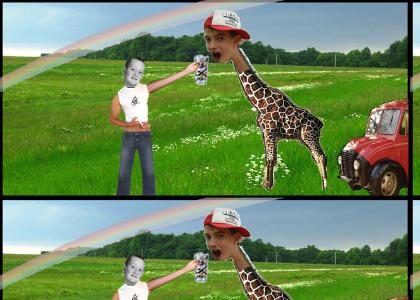 Every gay giraffe needs gay fuel