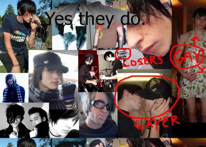 Emo freaks are gay!