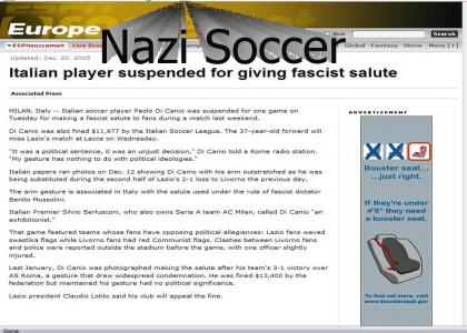 OMG, Secret Nazi Soccer player! The Real Update
