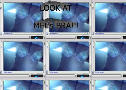 Mel Flashes her bra