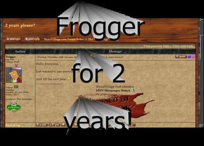 Frogger for 2 years