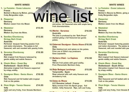 ±wine list±