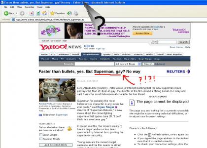Superman is gay!!
