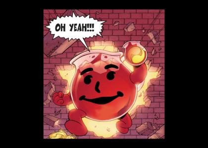 Kool-Aid Man follows his own way