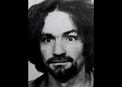 Charles Manson stares into your soul