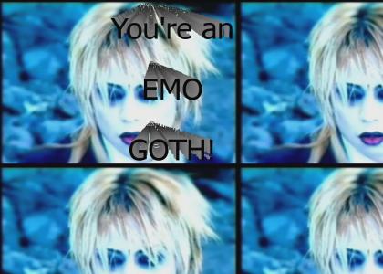 You're an emo goth!