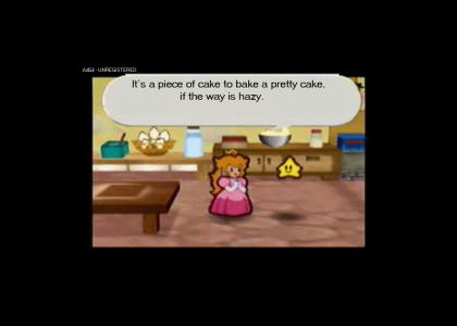 Princess Peach bakes a cake!