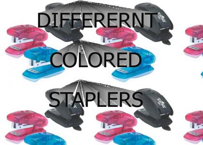 Different Colored Staplers?