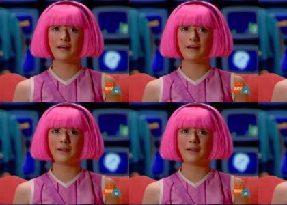 Lazytown: Stephanie gets candid