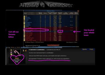 Afterlife vs Game over
