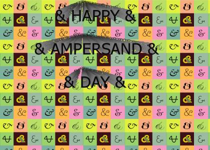 Happy Ampersand Day!