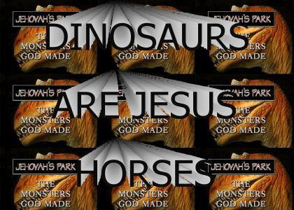 God creates dinosaurs