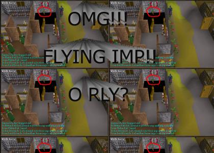 Runescape's Christmas Imps can fly!