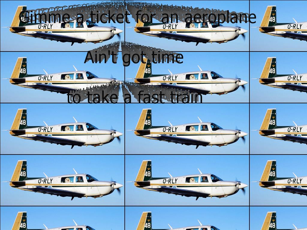 aeroplane