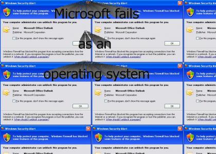 Microsoft Fails as an Operating System