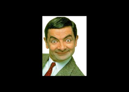 Mr. Bean stares into your soul