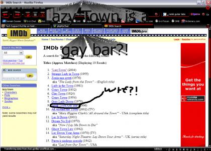Lazy Town = Gay bar?