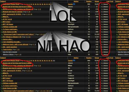 Asians pwn the WoW forums!