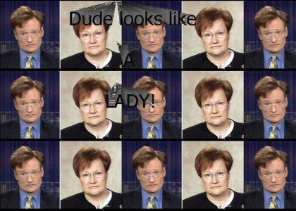 Conan Looks Like A Lady!