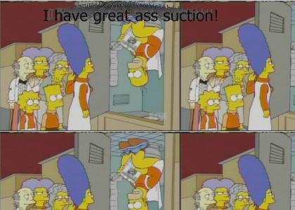 Homer Takes a Dump, Upside Down!