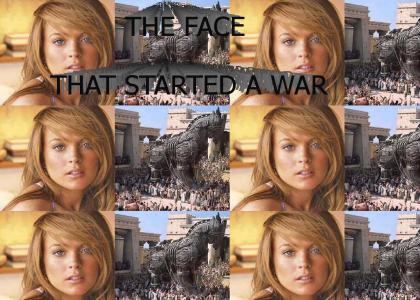 the face that started a war--Lohan of Troy