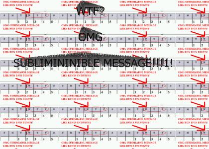 Subliminal Calendar Message