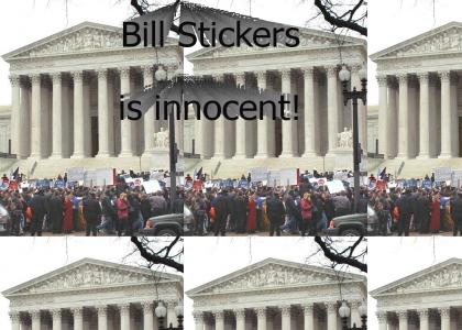 Bill Stickers protest...