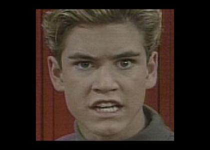Zack (Saved By The Bell) stares into your soul