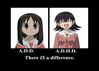 Azumanga Daioh has Attention Deficits!