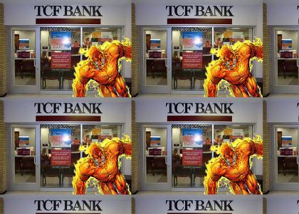 The Human Torch Was Denied A Bank Loan