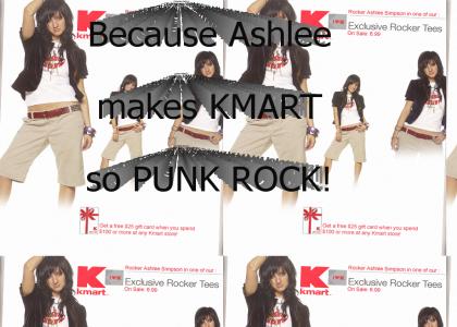 Ashlee Simpson's clothing line is KMART exclusive!