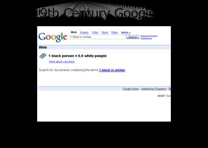 Google lives in the 1800s
