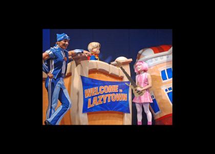 lazy town rock out