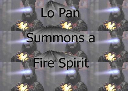 Lo Pan Summons a Fire Spirit