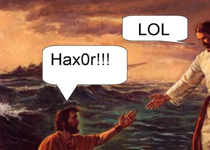 jesus is hax0r