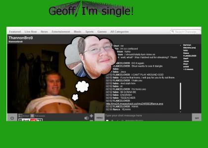 Geoff, I'm single