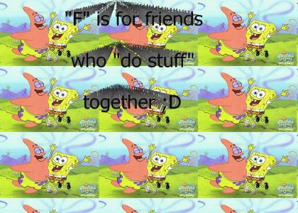 Spongebob and Patrick have F.U.N.!