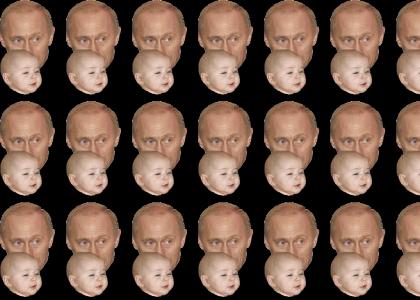 Putin and baby smell like teen spirit