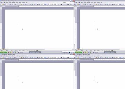 Epic Microsoft Word Maneuver