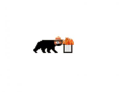 smokey bear pwns da forest