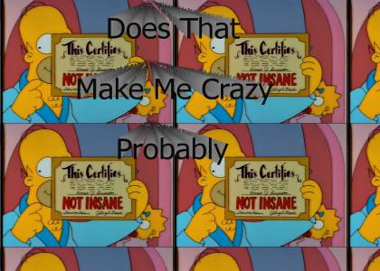 Homer is Cray-ZAY