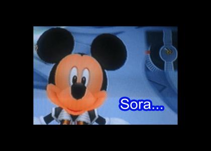 Mickey reveals his true feelings about Sora..