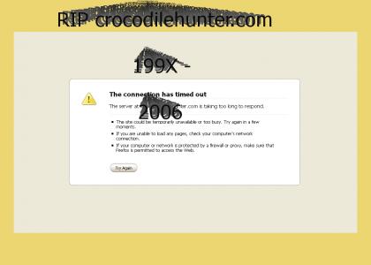 RIP Crocodile Hunter Website