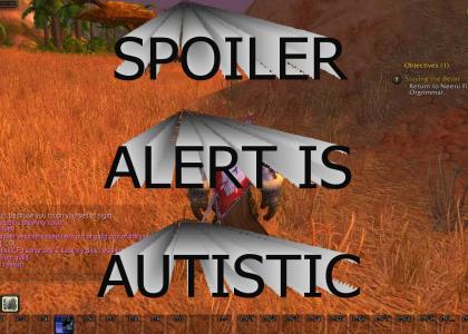 spoiler alert has autism