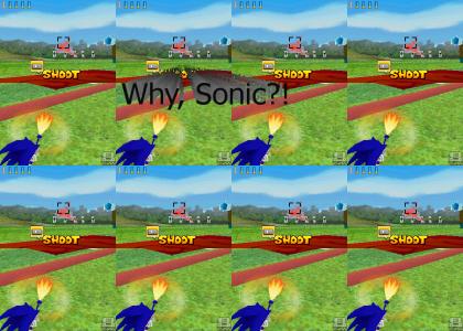 You lied to me, Sonic!  :(